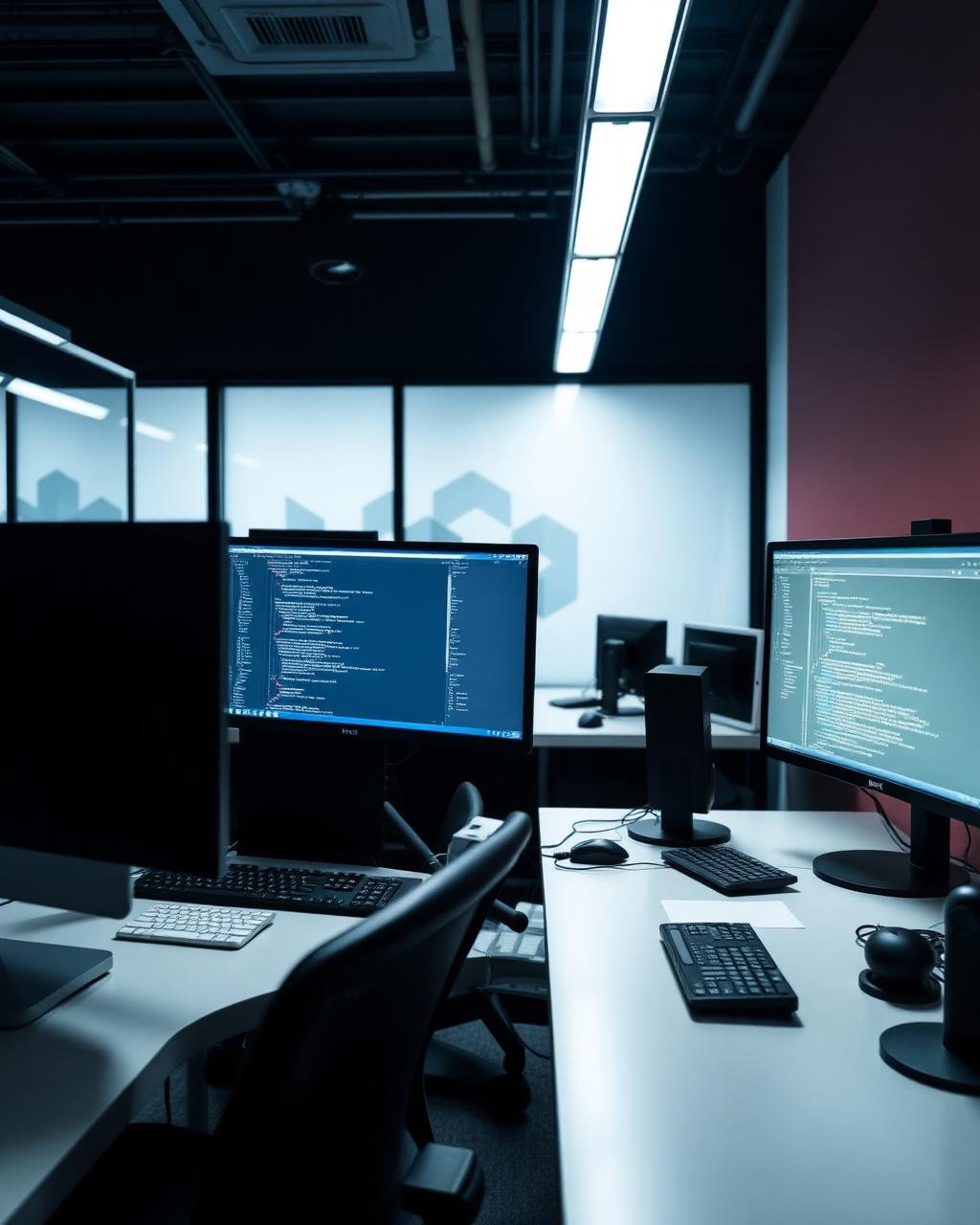 Engineers working on infrastructure